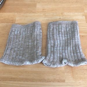 Steve Madden Tan Knit Boot Cuffs